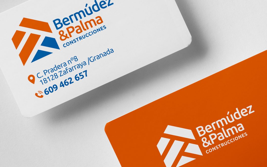 Diseño & Impresión de tarjeta comercial para Bermúdez & Palma / Granada